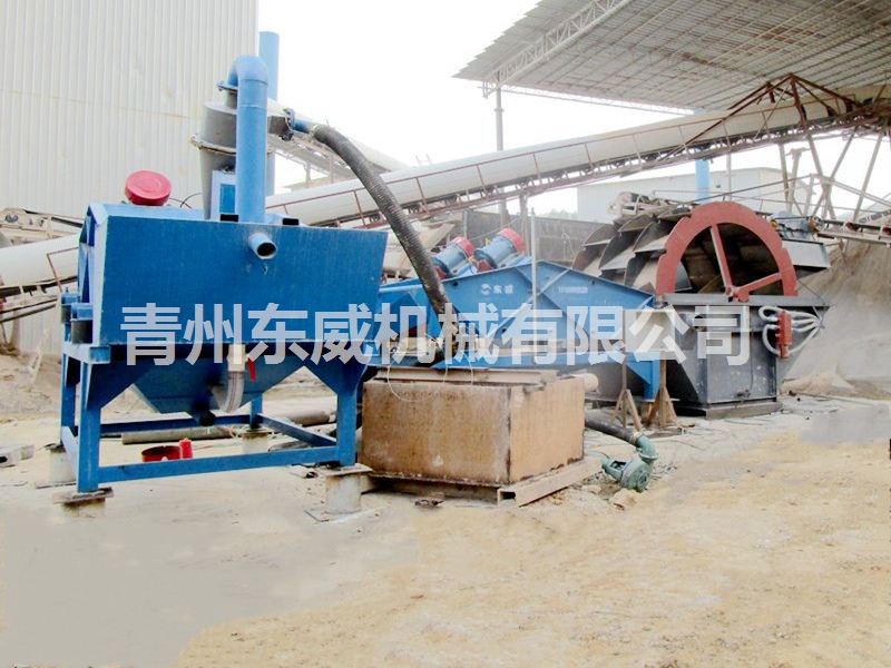 廣西石粉洗沙設備安裝完成